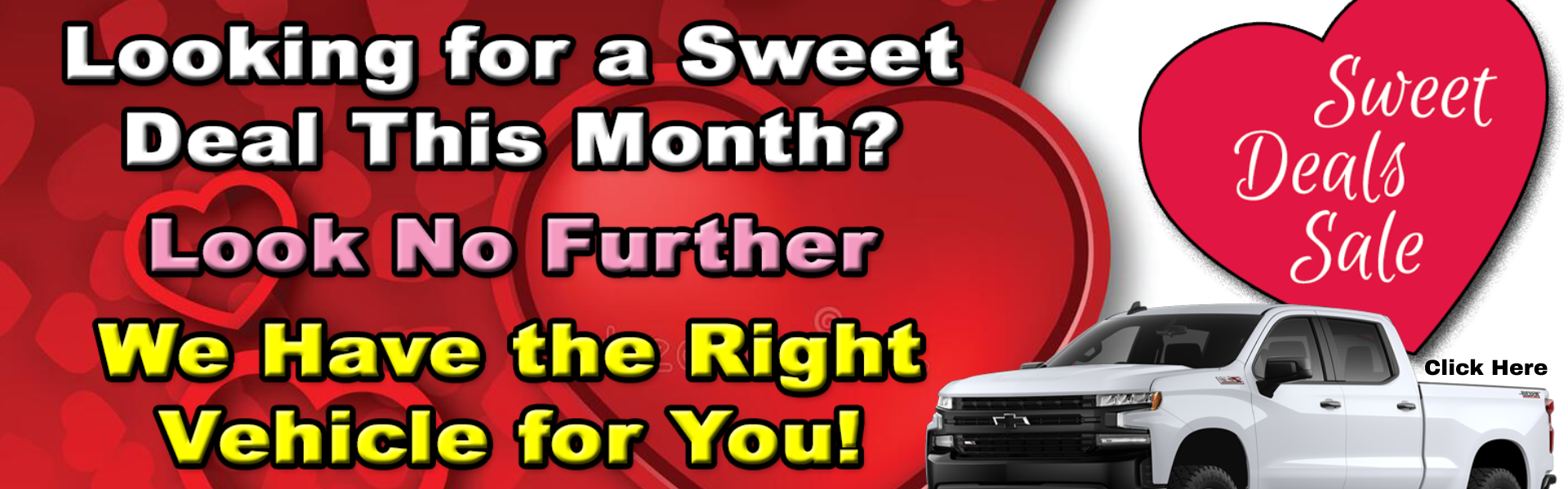 Sweet savings banner valentines Feb. 2026